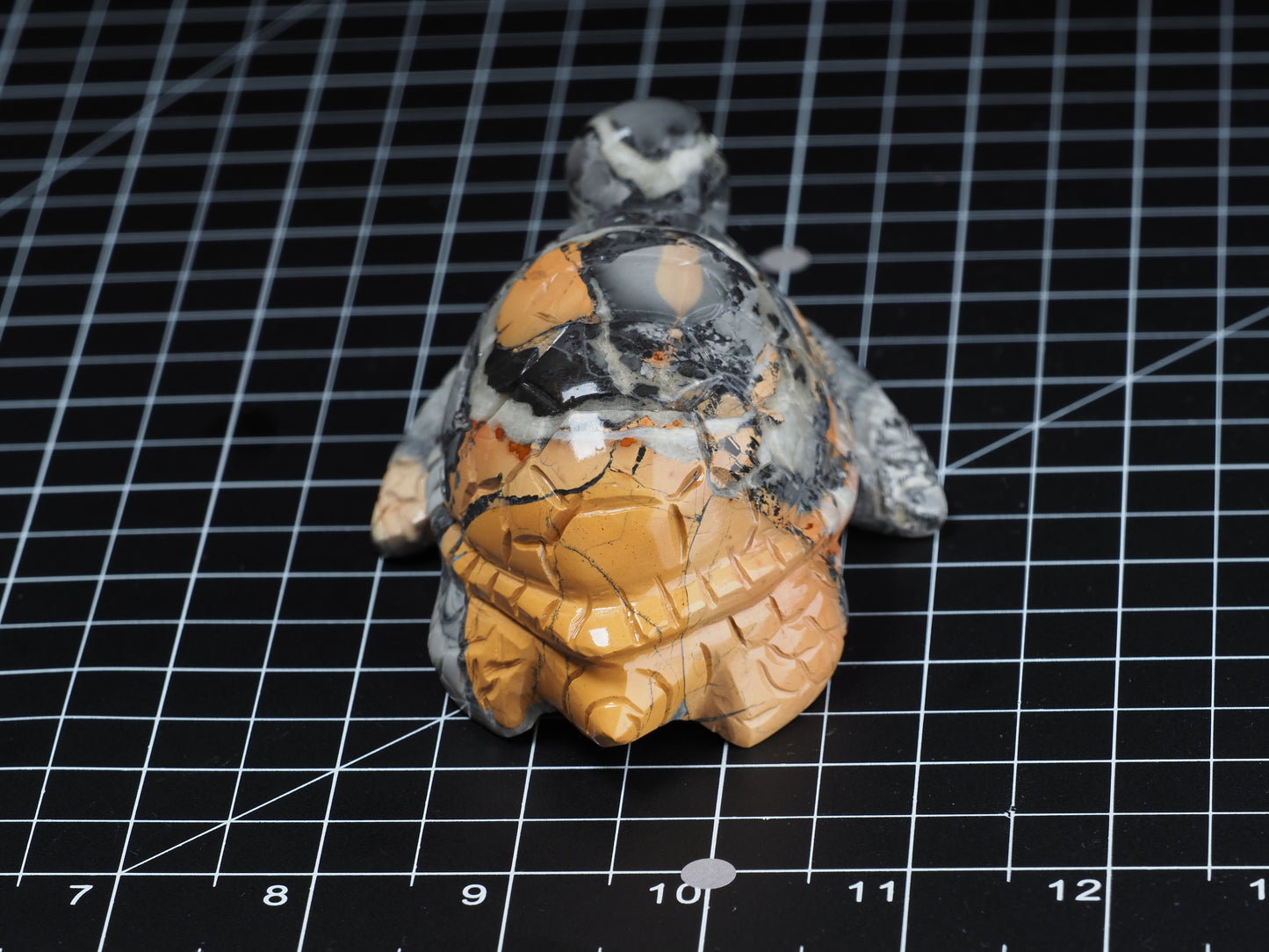 Sea Turtle Maligano Jasper Carving