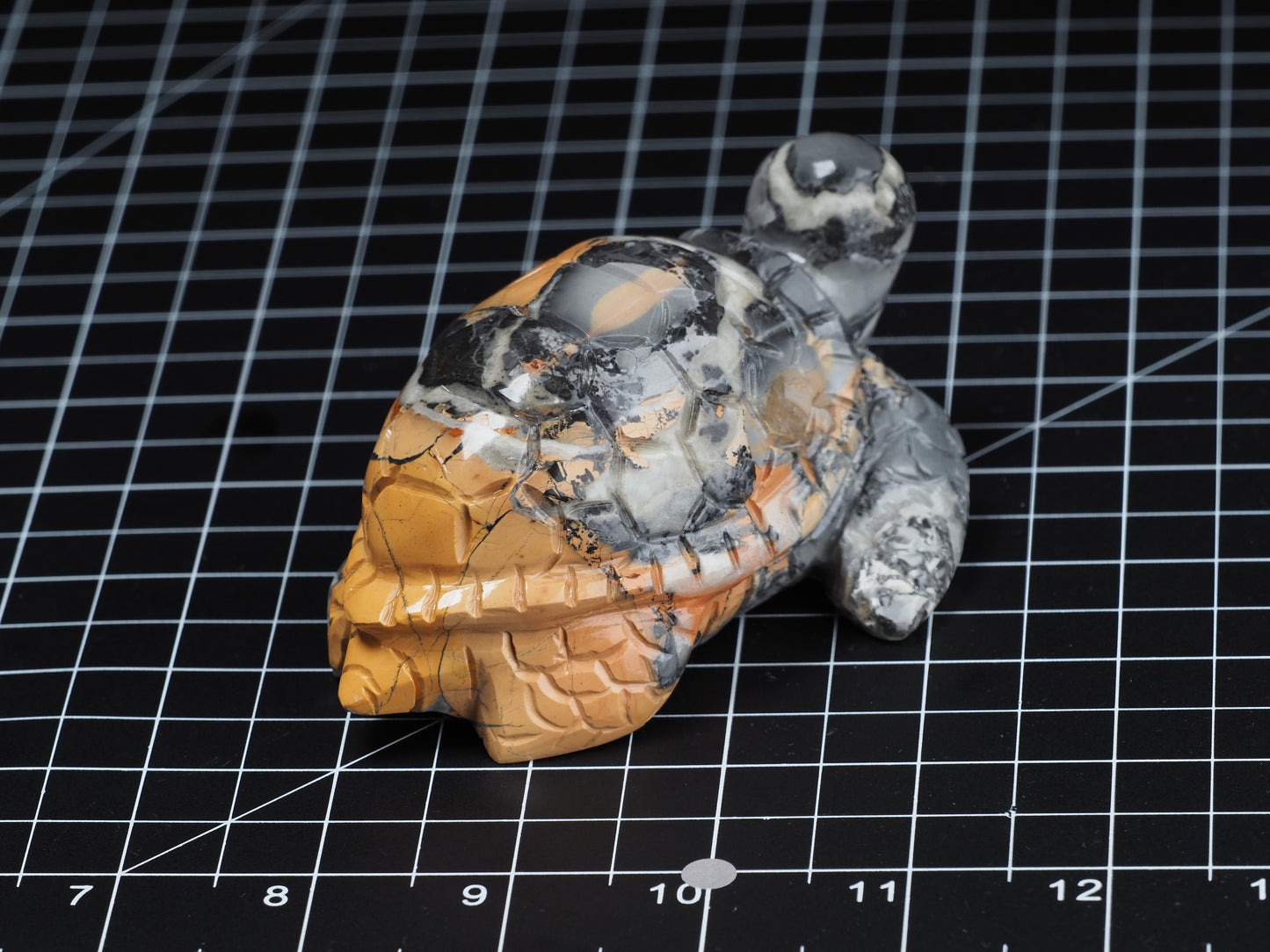 Sea Turtle Maligano Jasper Carving