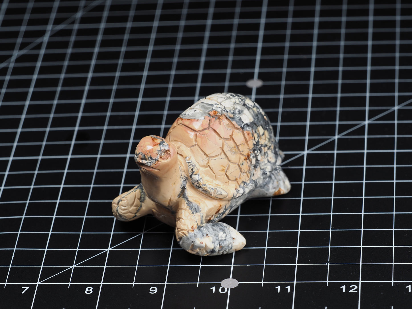 Sea Turtle Maligano Jasper Carving