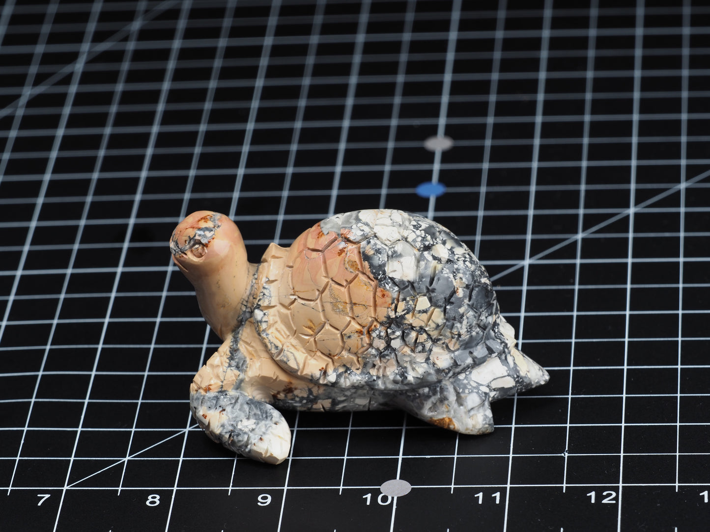 Sea Turtle Maligano Jasper Carving