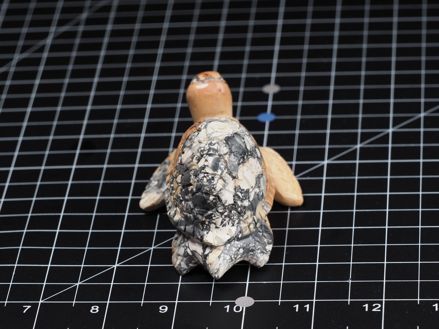 Sea Turtle Maligano Jasper Carving