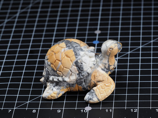 Sea Turtle Maligano Jasper Carving
