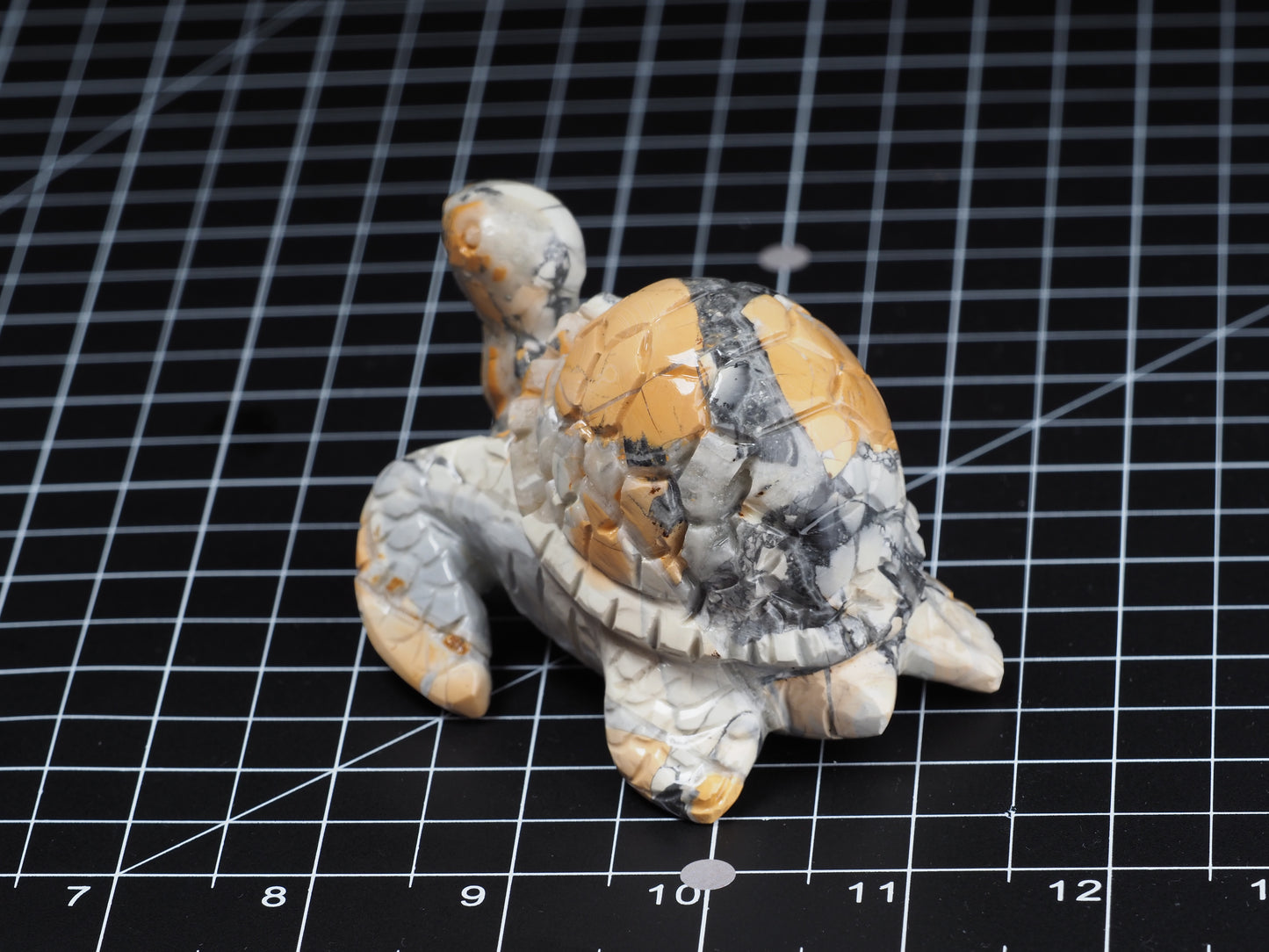 Sea Turtle Maligano Jasper Carving