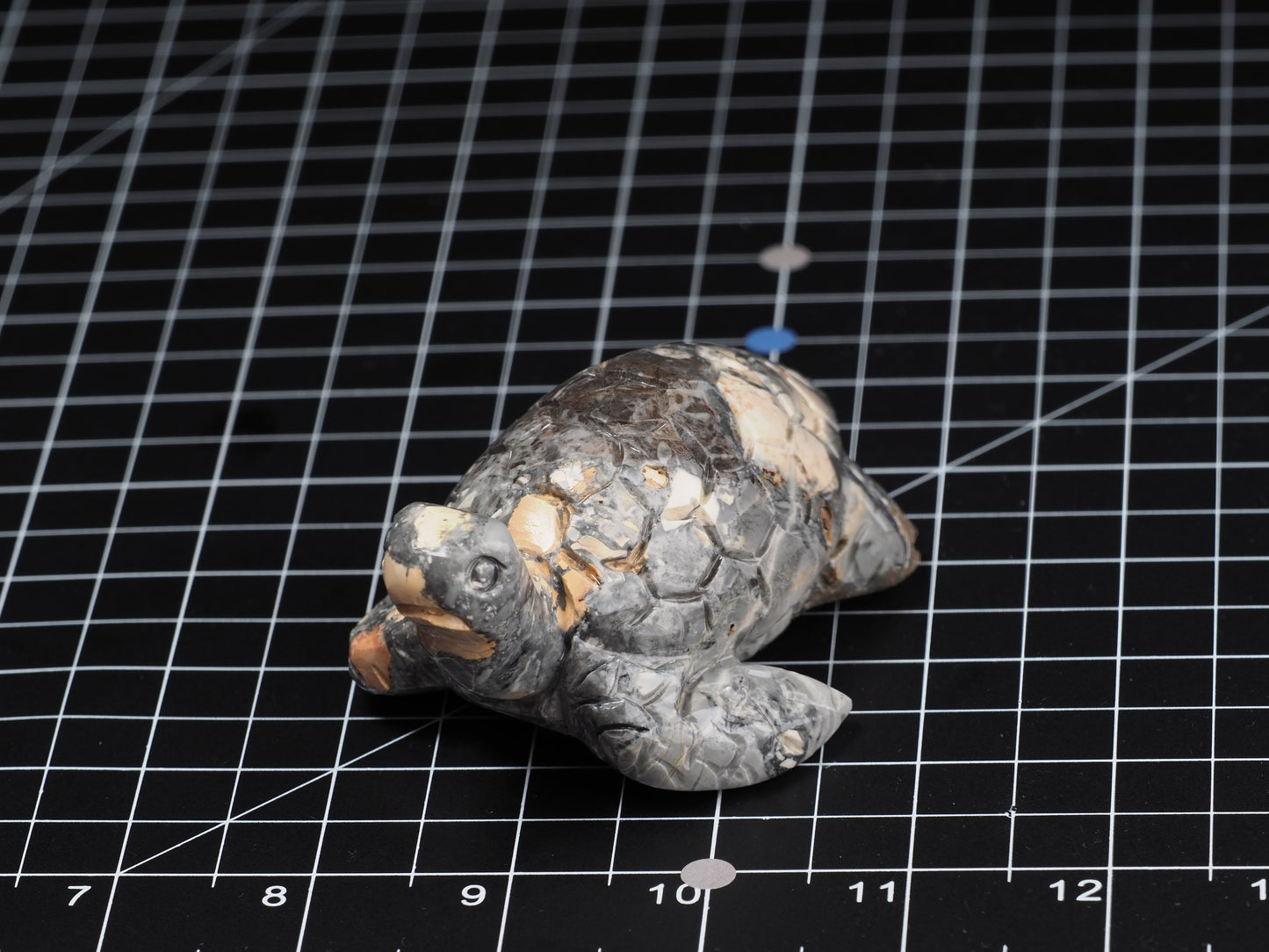 Sea Turtle Maligano Jasper Carving