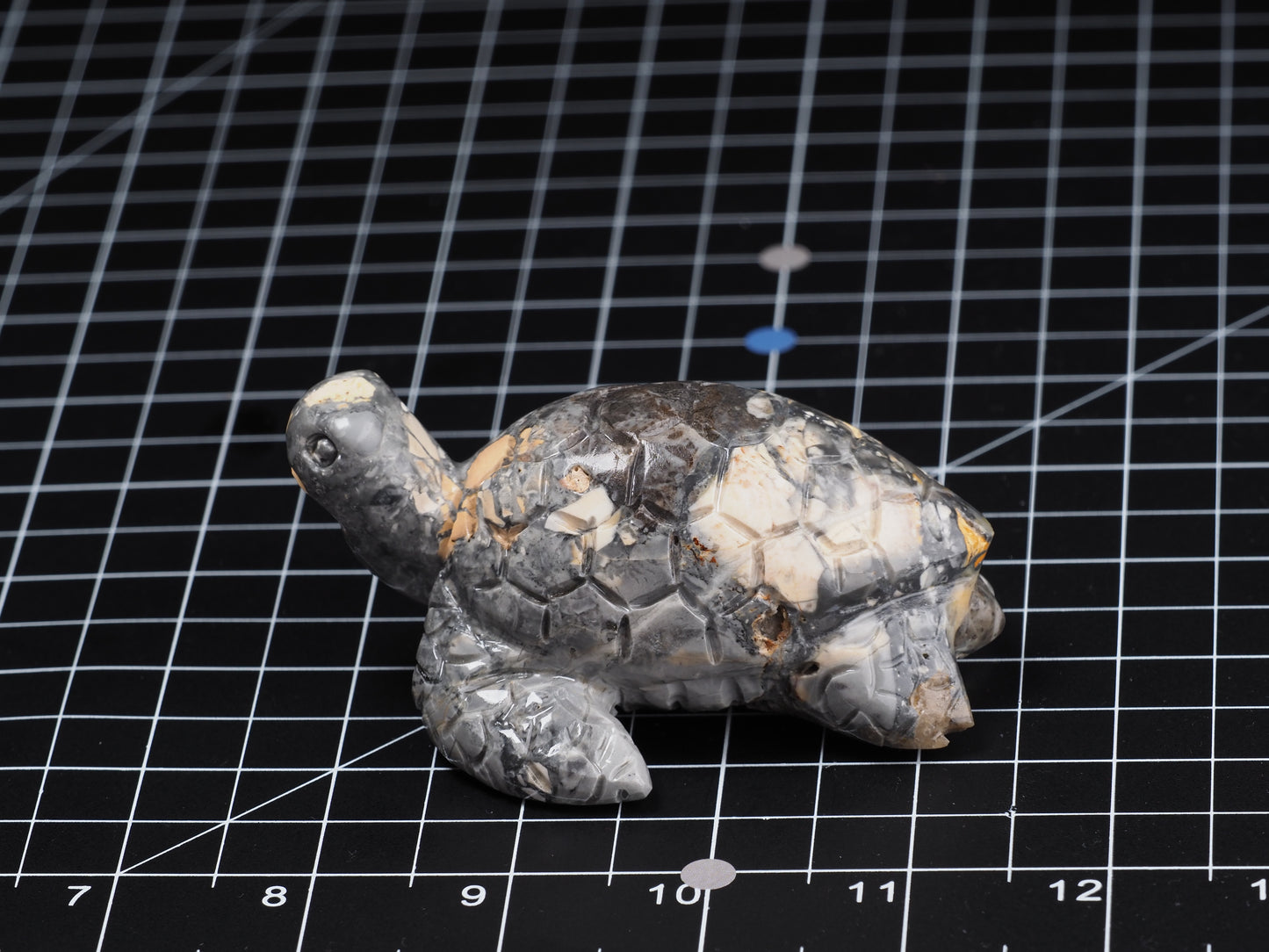 Sea Turtle Maligano Jasper Carving