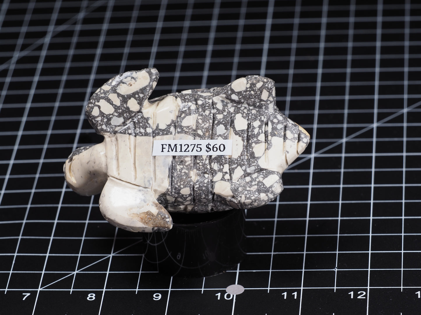 Sea Turtle Maligano Jasper Carving