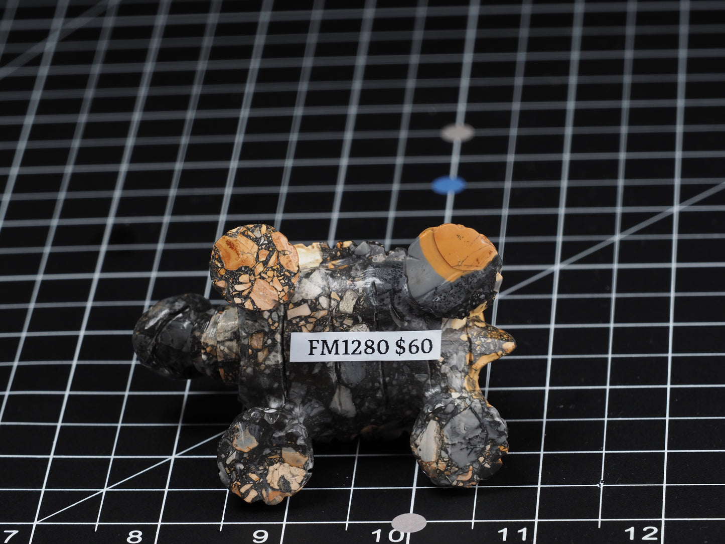 Tortoise / Turtle Maligano Jasper Carving