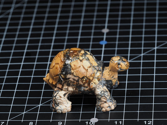 Tortoise / Turtle Maligano Jasper Carving